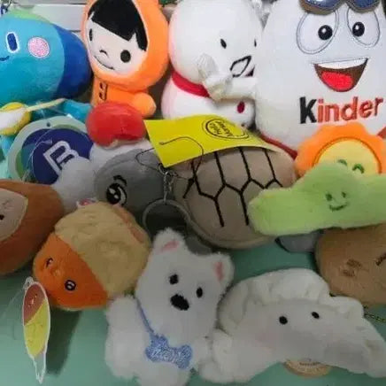 [BUNJANG] Character Doll Keyring Bundle Set / 캐릭터 인형 키링 묶음 일괄