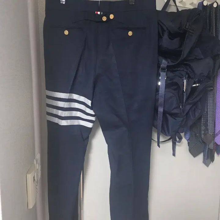 [BUNJANG] Thom Browne 4-Bar Cotton Trousers / 톰브라운 4선 면바지