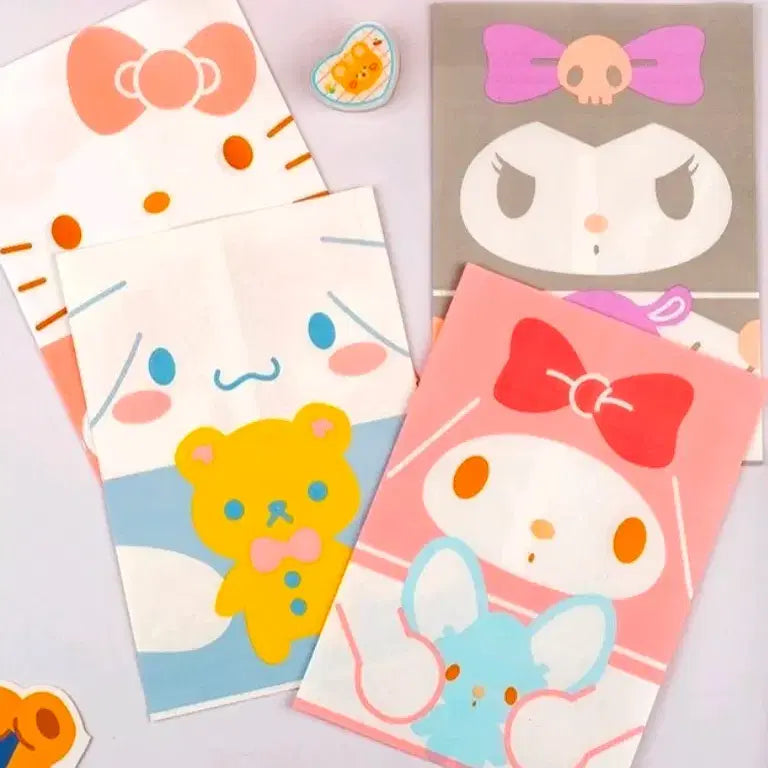 [BUNJANG] Sanrio Character Paper Bag Set / 산리오봉투(8장)키티봉투 산리오수봉 키티수봉 쿠로미수봉 마멜봉투 시나모롤