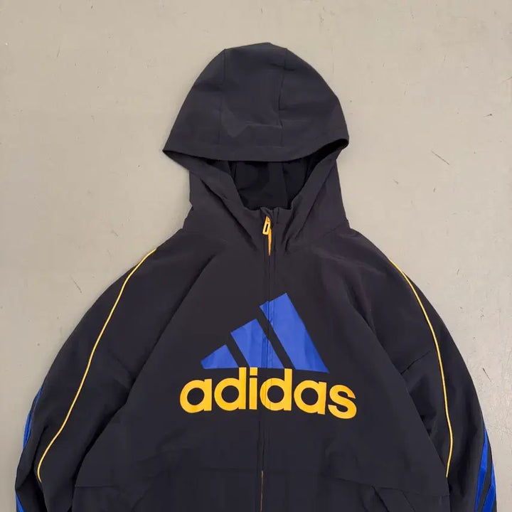 [BUNJANG] Adidas Big Logo Windbreaker Jacket / 아디다스 빅로고 바람막이