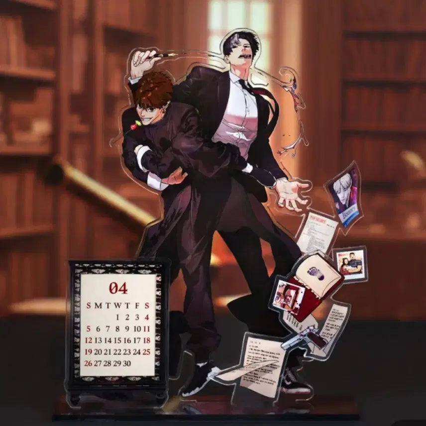 [BUNJANG] Killerbadro Acrylic Calendar & Keyring & Badge & Stand / 킬러배드로 아크릴캘린더