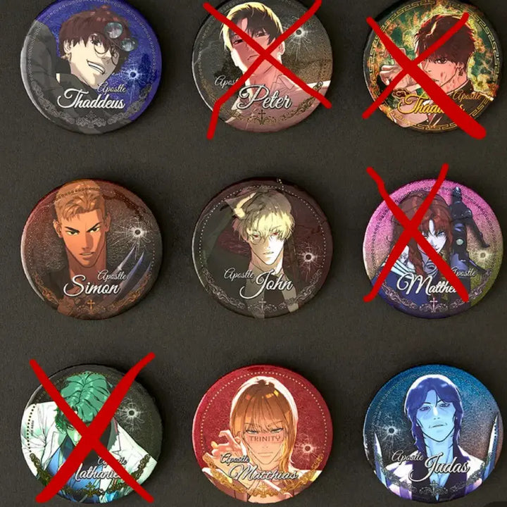 [BUNJANG] Killerbadro Acrylic Calendar & Keyring & Badge & Stand / 킬러배드로 아크릴캘린더