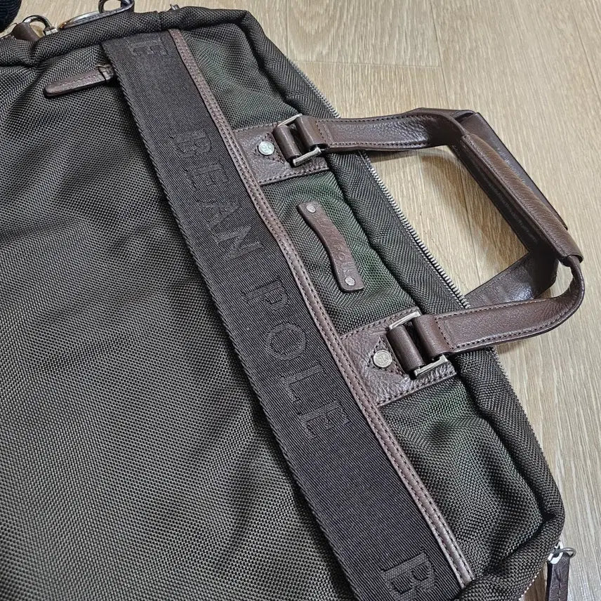[BUNJANG] Beanpole Brown Leather Briefcase / 빈폴 브라운 서류 가방