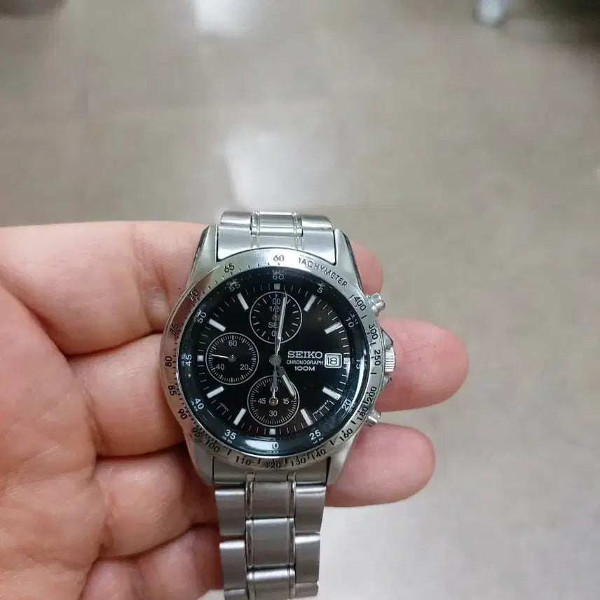 [BUNJANG] Seiko Chronograph Metal Watch / 세이코 크로노그래프 메탈 시계