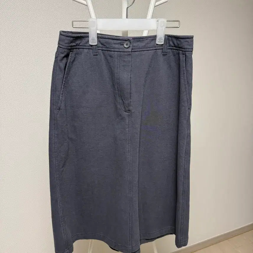 [BUNJANG] LFM Cotton A-Line Skirt (Blue / M) / LFM 코튼 A라인 스커트 (블루 / M)