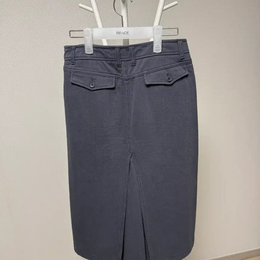 [BUNJANG] LFM Cotton A-Line Skirt (Blue / M) / LFM 코튼 A라인 스커트 (블루 / M)