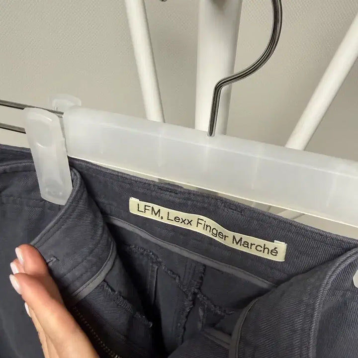 [BUNJANG] LFM Cotton A-Line Skirt (Blue / M) / LFM 코튼 A라인 스커트 (블루 / M)