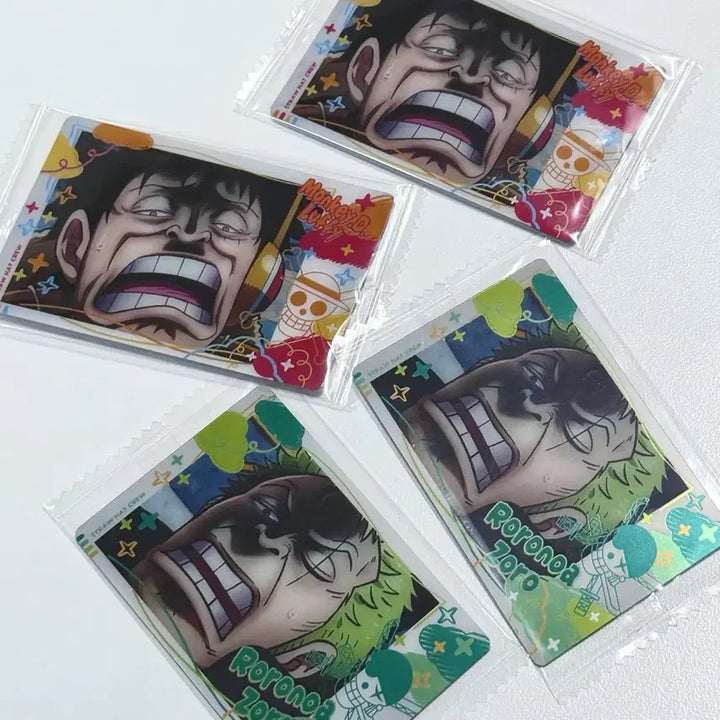 [BUNJANG] One Piece Luffy & Zoro Itajaga Photocard Bundle Set / 2장 세트) 원피스 카드 루피 조로 이타쟈가 포카 웨하스 가챠 굿즈 지류