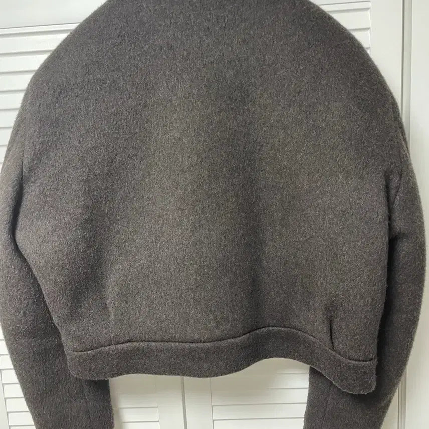 [BUNJANG] Nonode Wool Crop Jacket Brown / (OS)논노드 울 크롭 자켓 브라운