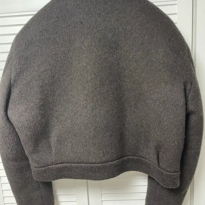 [BUNJANG] Nonode Wool Crop Jacket Brown / (OS)논노드 울 크롭 자켓 브라운