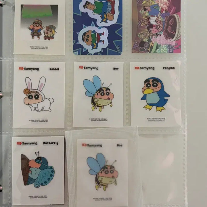 [BUNJANG] Crayon Shin-chan Bundle Set Tteokbokki Sticker / 짱구는못말려 띠부씰 일괄