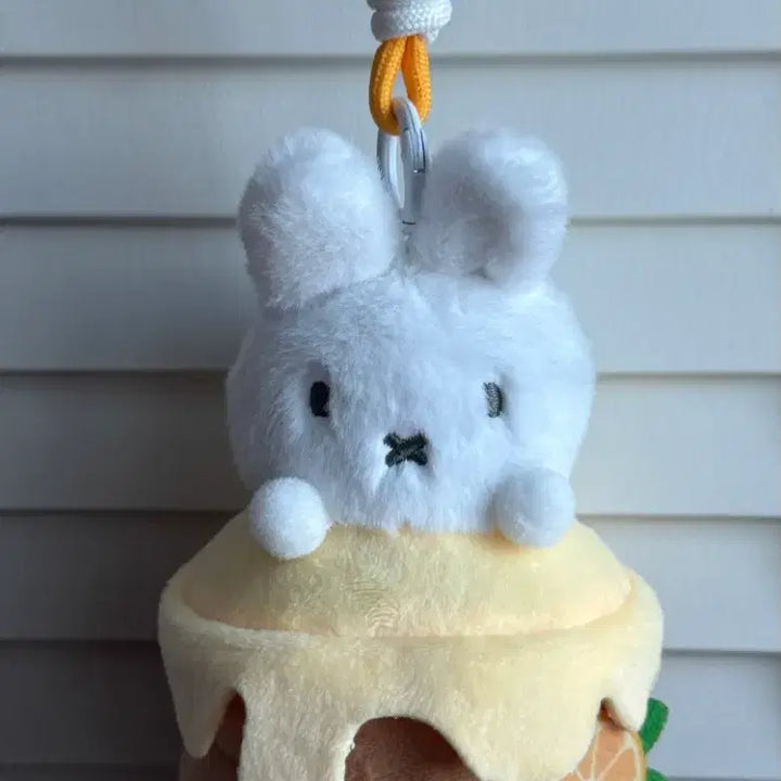 [BUNJANG] Miffy Dessert Bakery Orange Souffle Pancake Keyring Plush / 미피 디저트 베이커리 오렌지 수플레 팬케이크 키링 인형
