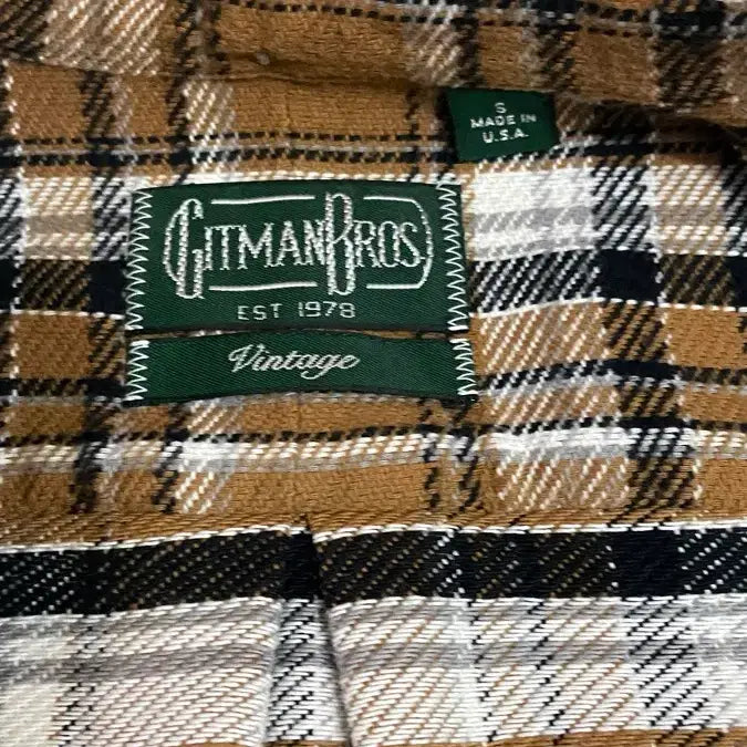 [BUNJANG] Gitman Vintage Checkered Shirt / 깃먼빈티지 체크 셔츠