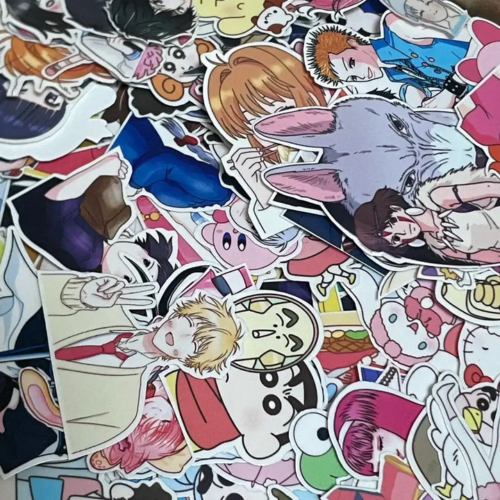 [BUNJANG] Assorted Cartoon Character Decorative Stickers / 캐릭터 인컷
