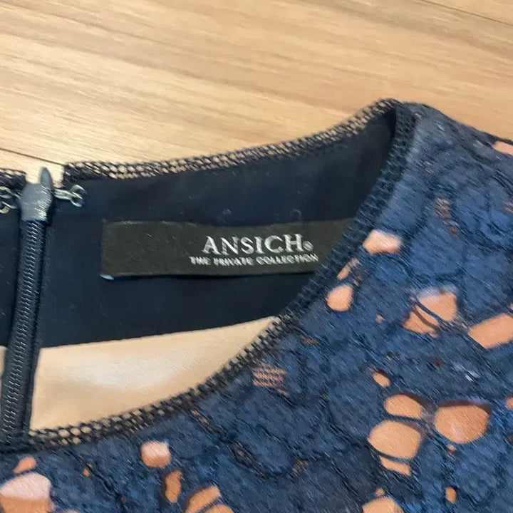 [BUNJANG] ANSICH Lace Two-Piece Navy Dress / ANSICH 레이스 투피스 네이비 원피스