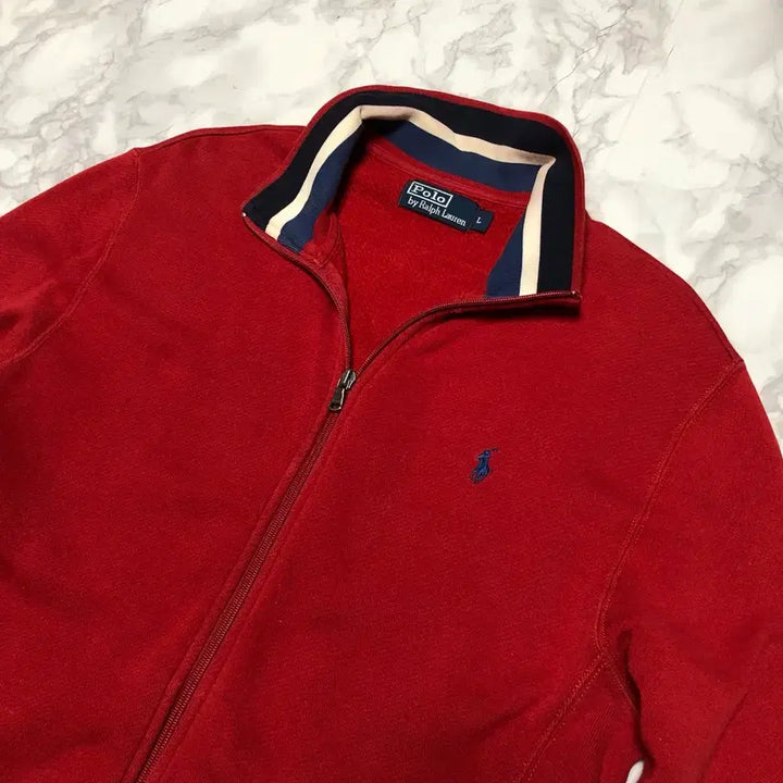 [BUNJANG] Polo Ralph Lauren Deep Red Zip-Up Jacket / 폴로 랄프로렌 집업 자켓 딥레드