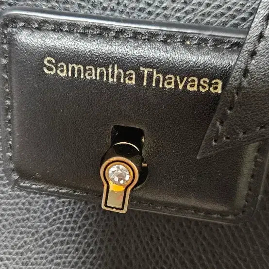 [BUNJANG] Samantha Thavasa Black Shoulder Tote Bag / 사만사타바사 블랙 가방 숄더백 토트백