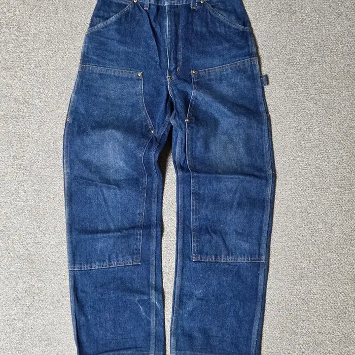 [BUNJANG] Carhartt 100th Anniversary Double Knee Denim Pants / Rare 80s 칼하트 100주년 더블니