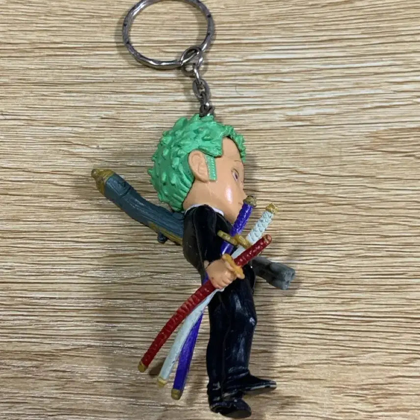 [BUNJANG] One Piece Zoro Figure Keychain / 원피스 조로 피규어 키링 스트롱월드