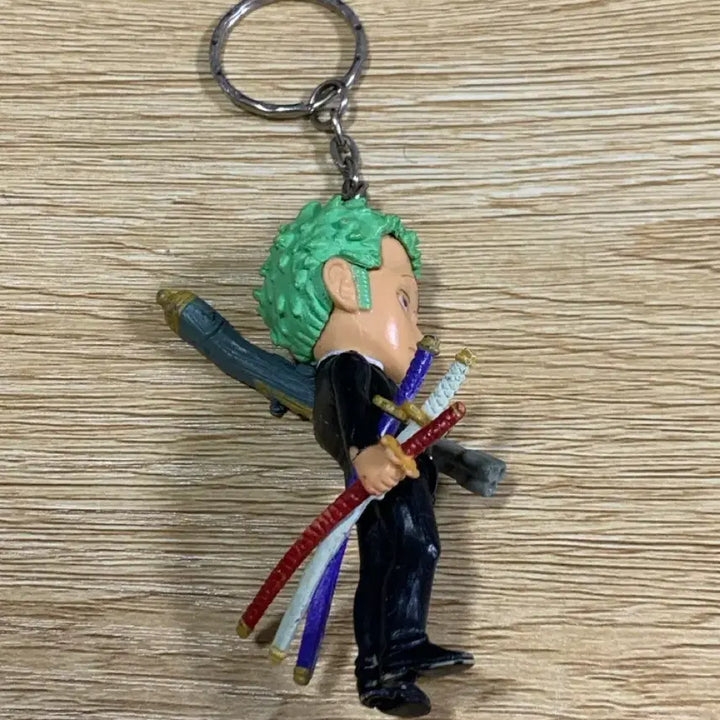 [BUNJANG] One Piece Zoro Figure Keychain / 원피스 조로 피규어 키링 스트롱월드