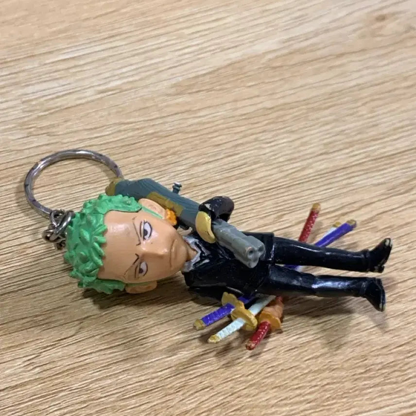 [BUNJANG] One Piece Zoro Figure Keychain / 원피스 조로 피규어 키링 스트롱월드