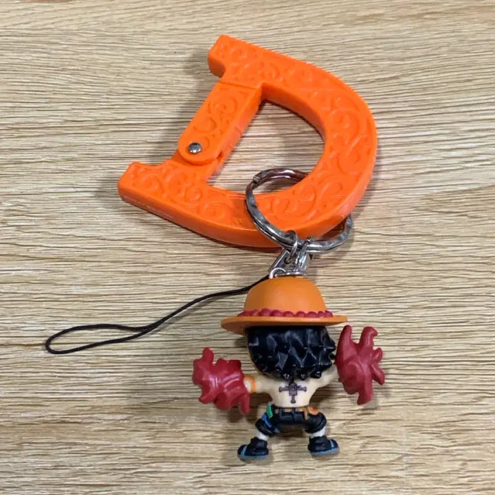 [BUNJANG] One Piece Ace Figure Keyring / 원피스 에이스 피규어 키링