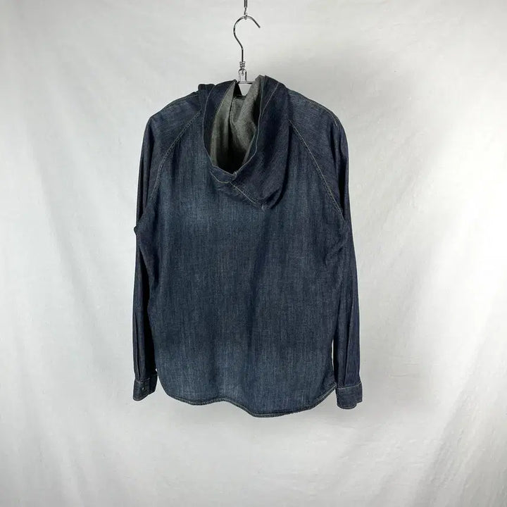 [BUNJANG] Vintage Denim Hooded Shirt / Vintage 데님 후드 셔츠