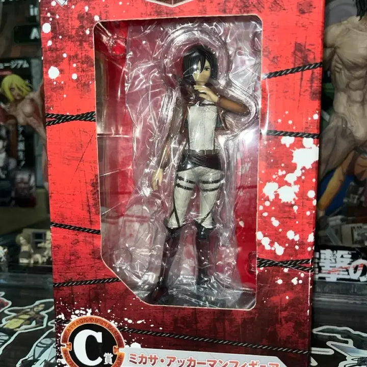 [BUNJANG] Attack on Titan Levi & Mikasa Ichiban Kuji Figure Bundle Set / 일괄) 진격의 거인 이치방쿠지 리바이 A상 미카사 C상 피규어