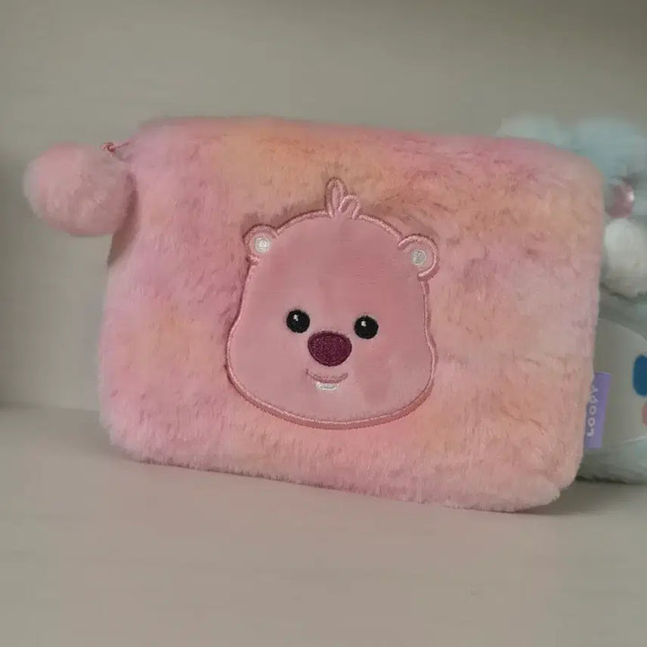 [BUNJANG] Zzanmang Luffy Velboa Pouch / 잔망루피 벨보아 파우치