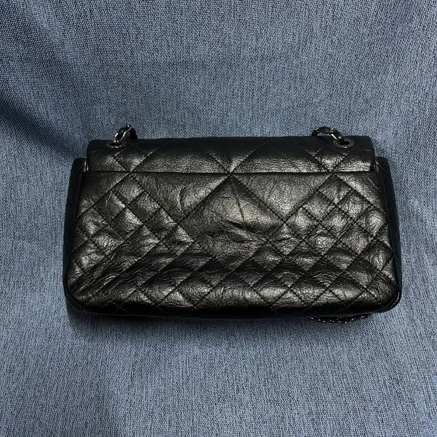 [BUNJANG] Louis Quatorze Black Quilted Chain Bag / 루이까또즈 정품 블랙 퀼팅 체인백 가방