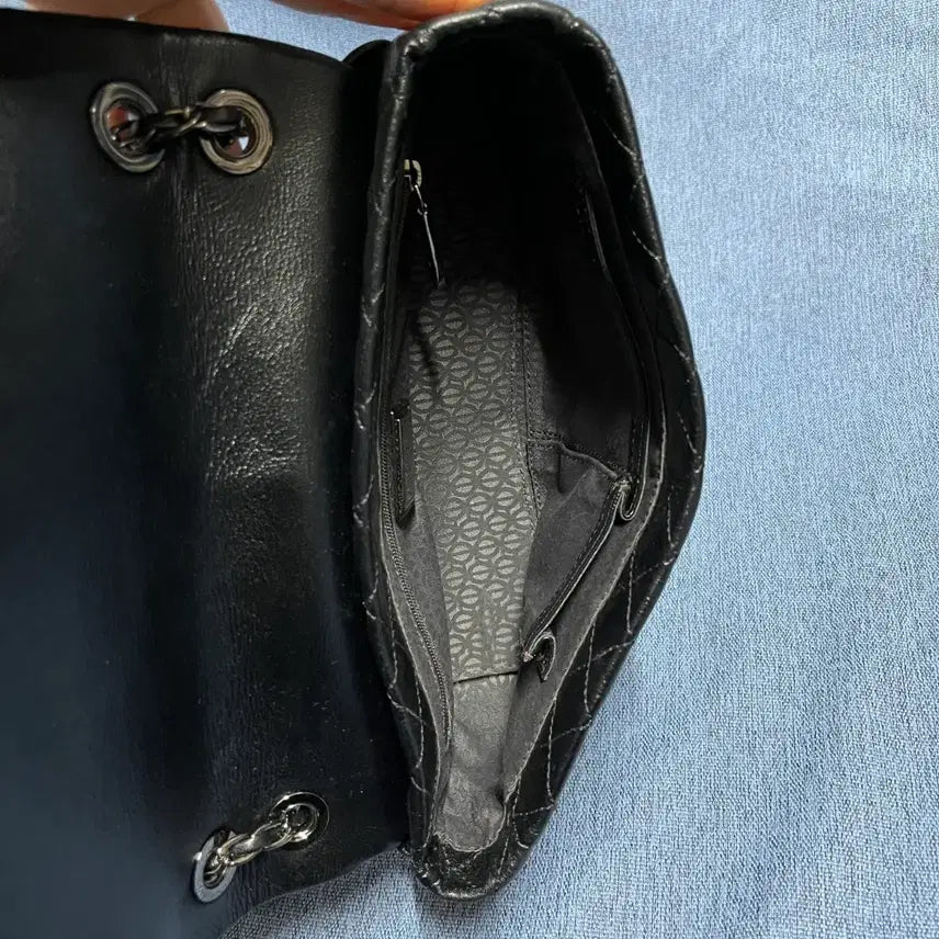[BUNJANG] Louis Quatorze Black Quilted Chain Bag / 루이까또즈 정품 블랙 퀼팅 체인백 가방