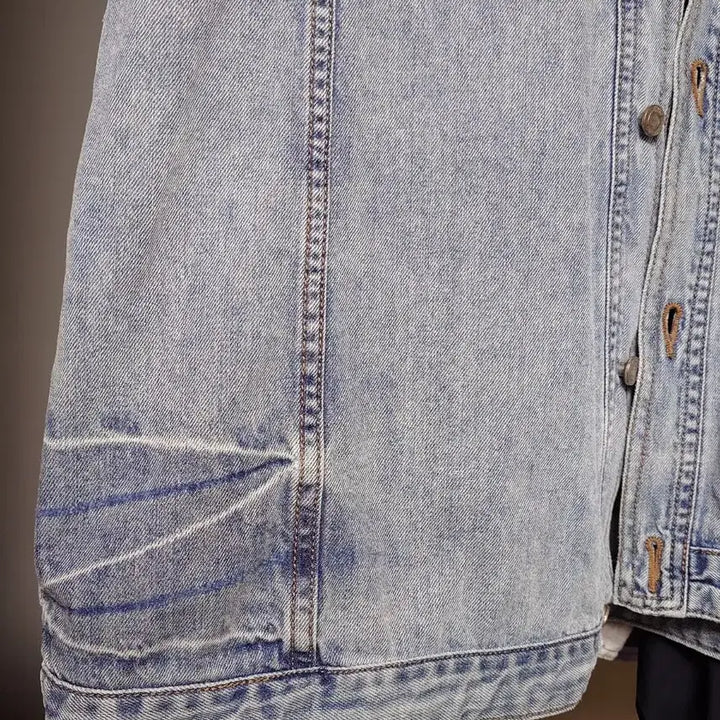 [BUNJANG] Juun.J 24SS Core Denim Short Sleeve Shirt Blue / [46/105] 준지 24SS 코어 데님 숏슬리브 셔츠 블루