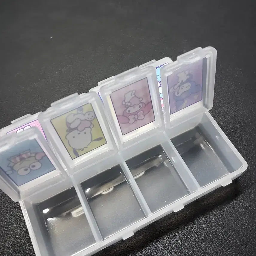 [BUNJANG] Sanrio Characters Pill Case / (3월18일까지할인)산리오 캐릭터 투명 약 보관함 필 케이스