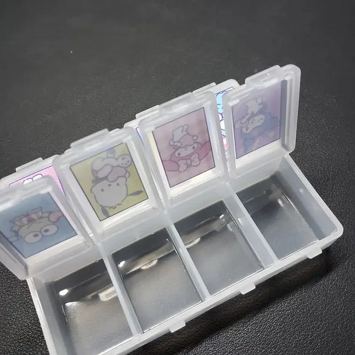 [BUNJANG] Sanrio Characters Pill Case / (3월18일까지할인)산리오 캐릭터 투명 약 보관함 필 케이스