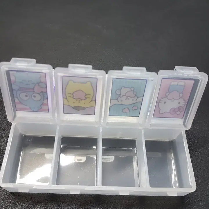 [BUNJANG] Sanrio Characters Pill Case / (3월18일까지할인)산리오 캐릭터 투명 약 보관함 필 케이스