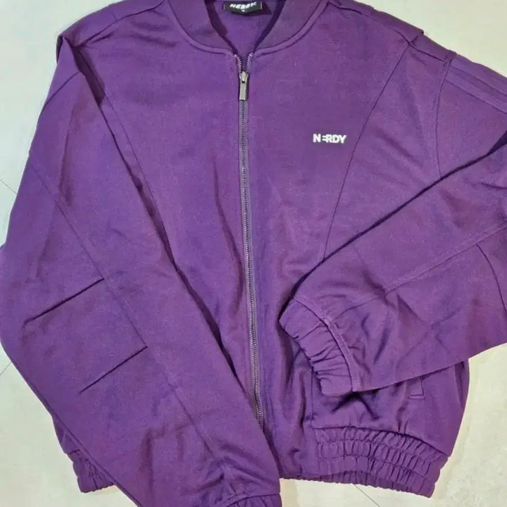 [BUNJANG] NERDY Purple Track Jacket / 널디 NERDY 퍼플 트랙 자켓