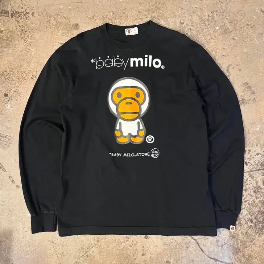 [SOLD OUT] 베이프 베이비마일로 롱슬리브