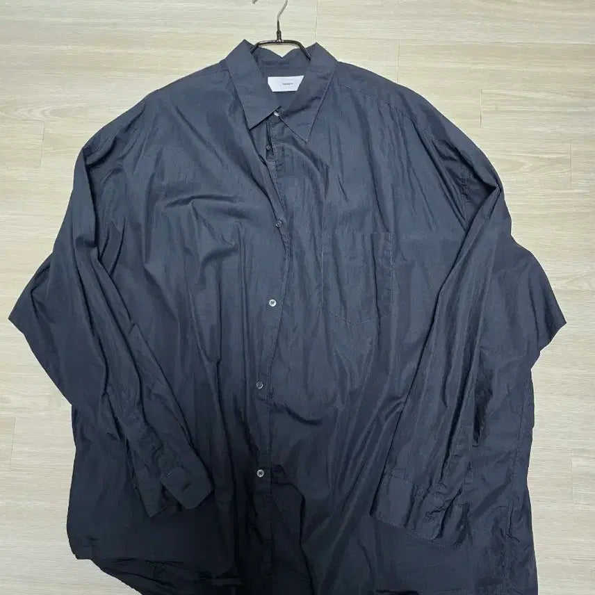 [BUNJANG] Graphpaper Broad Oversized Regular Collar Shirt - Size 2 / 그라프페이퍼 브로드 오버사이즈 레귤러 카라 셔츠- 2 사이즈