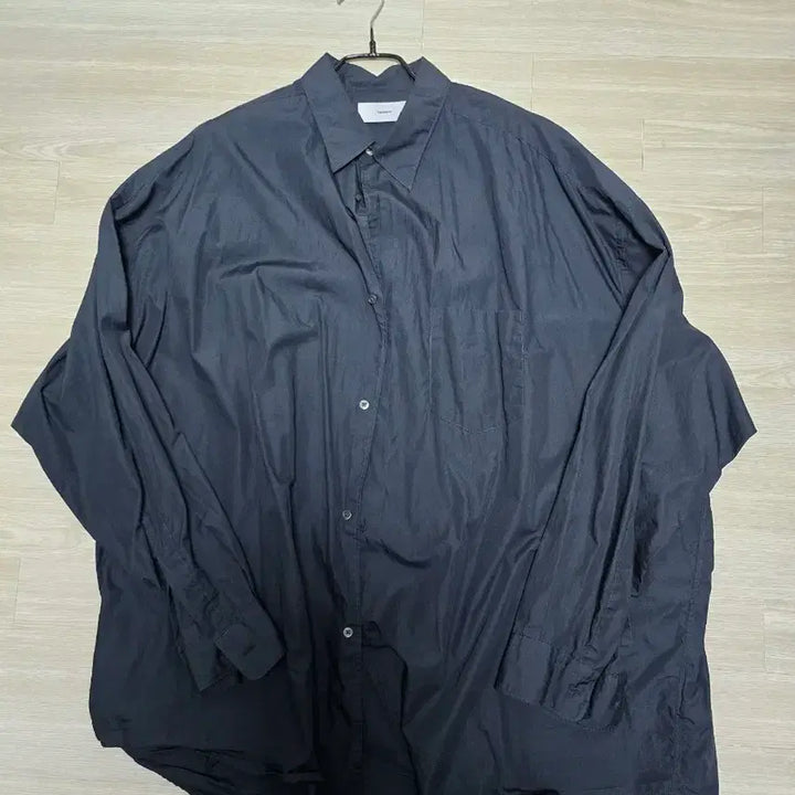 [BUNJANG] Graphpaper Broad Oversized Regular Collar Shirt - Size 2 / 그라프페이퍼 브로드 오버사이즈 레귤러 카라 셔츠- 2 사이즈