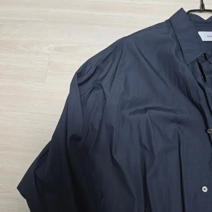 [BUNJANG] Graphpaper Broad Oversized Regular Collar Shirt - Size 2 / 그라프페이퍼 브로드 오버사이즈 레귤러 카라 셔츠- 2 사이즈
