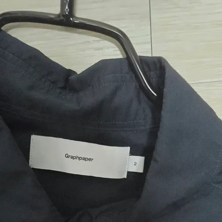 [BUNJANG] Graphpaper Broad Oversized Regular Collar Shirt - Size 2 / 그라프페이퍼 브로드 오버사이즈 레귤러 카라 셔츠- 2 사이즈