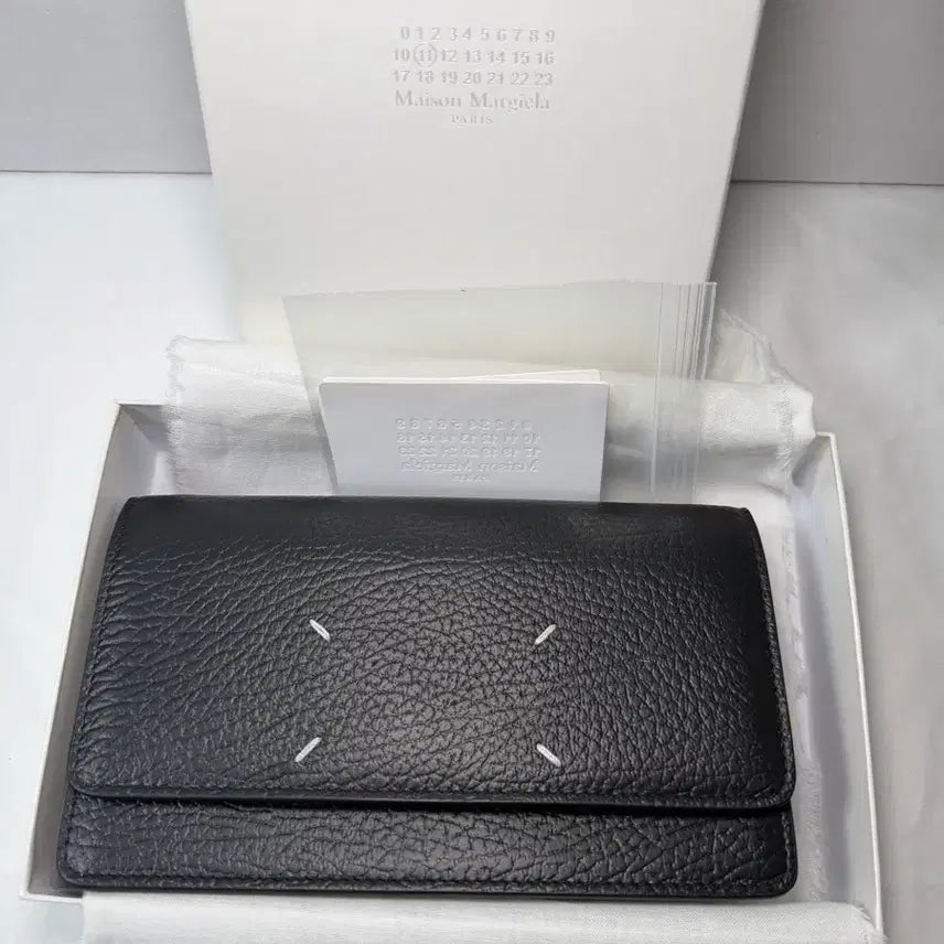 [SOLD OUT] [새상품/정품]메종 마르지엘라 포 스티치 체인 지갑 풀박스