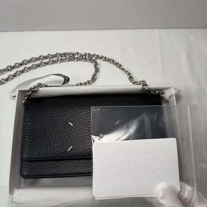 [SOLD OUT] [새상품/정품]메종 마르지엘라 포 스티치 체인 지갑 풀박스