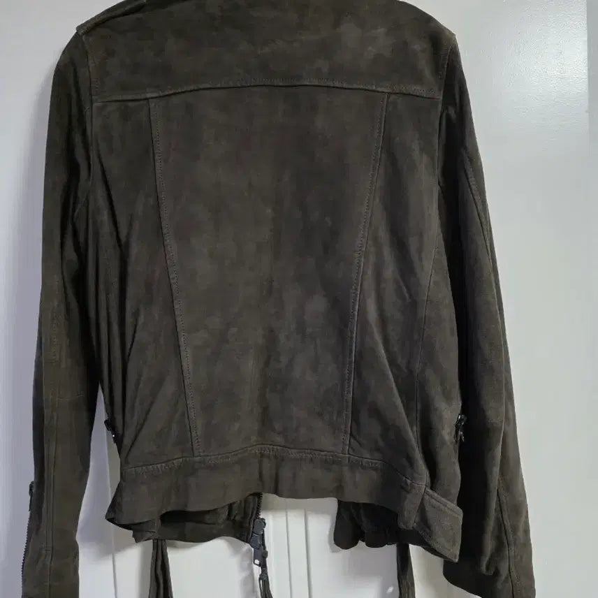 [BUNJANG] AllSaints Suede Rider Jacket Brown / 올세인츠 스웨이드 라이더 자켓 브라운