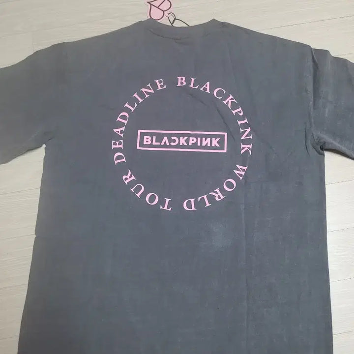[BUNJANG] Blackpink DEADLINE Gray T-shirt / 블랙핑크 DEADLINE 반팔 티셔츠 그레이 양도합니다