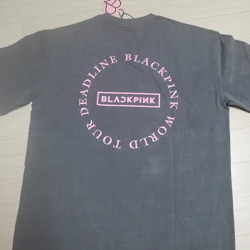 [BUNJANG] Blackpink DEADLINE Gray T-shirt / 블랙핑크 DEADLINE 반팔 티셔츠 그레이 양도합니다