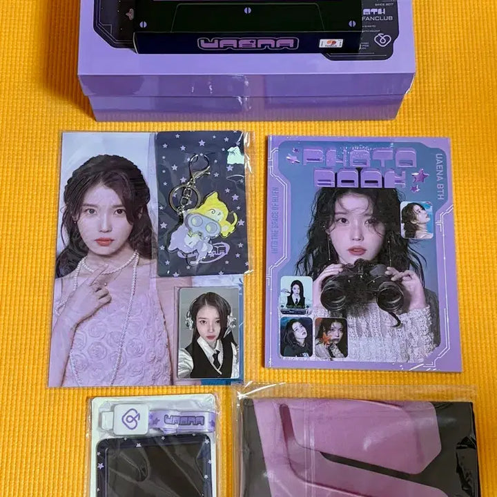 [BUNJANG] IU Membership Kit Photocard, Slogan, Keyring / 유애나 8기 키트 / 아이유 멤버십 8기 / 아이유 포토카드 슬로건 키링