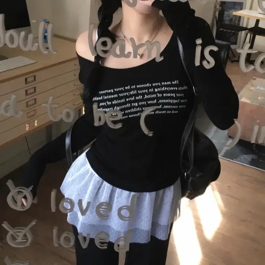 [BUNJANG] Layered Dot Cami Top / 도트 캉캉 레이어드 나시