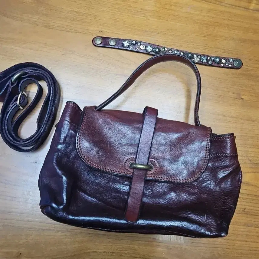 [BUNJANG] Campomaggi Brown Crossbody Bag / 캄포마찌 campomaggi 가방