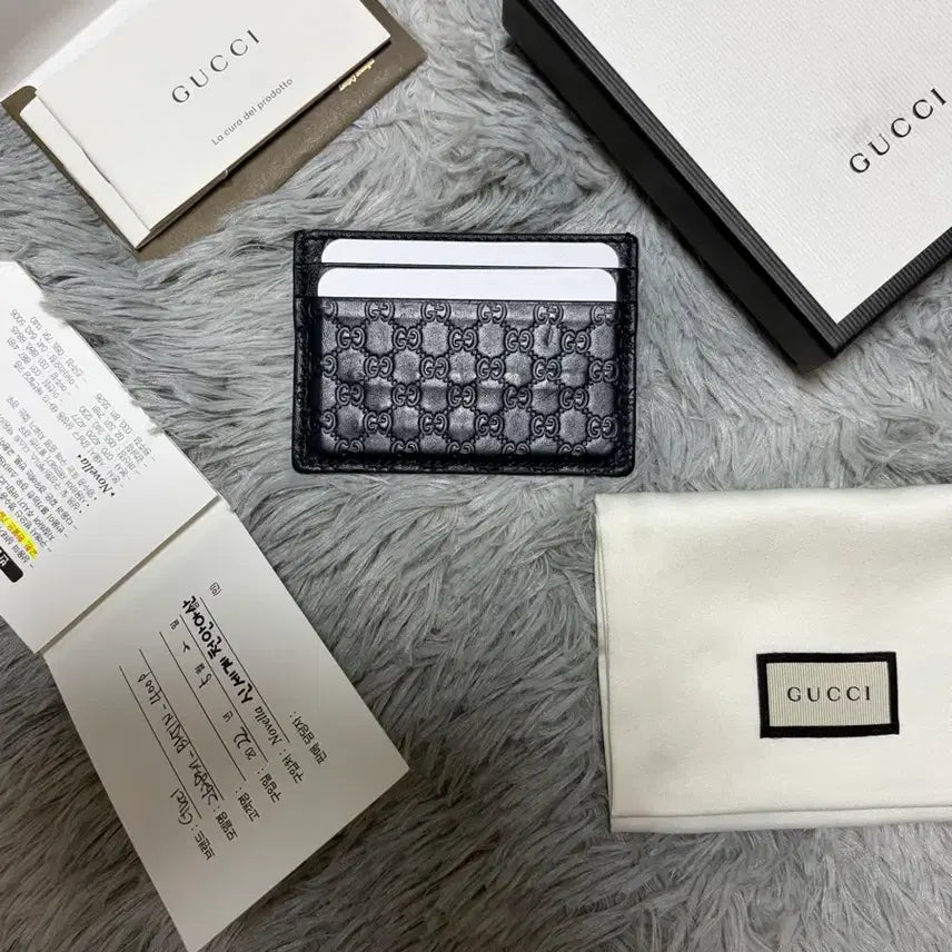 [BUNJANG] Gucci GG Micro Simma Card Wallet / (정품)(풀구성 백화점 판) 구찌 카드지갑 새상품